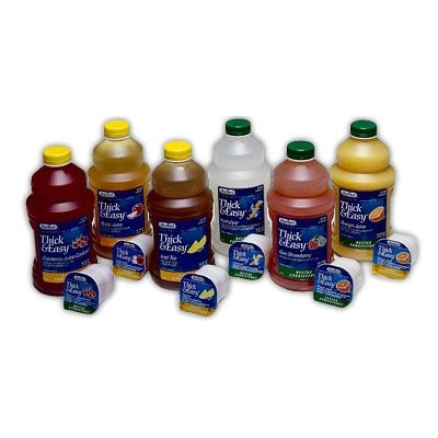 Thick & Easy Hydrolyte Thickened Water 4 oz. Portion Cup Lemon Ready to Use Honey CS/24 PK/8