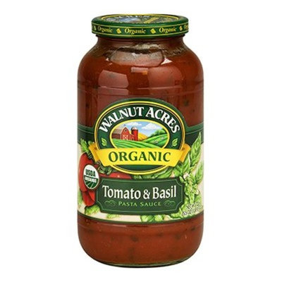 Walnut Acres Tomato Basil Pasta Sauce 25.5 Oz (Pack of 6) - Pack Of 6