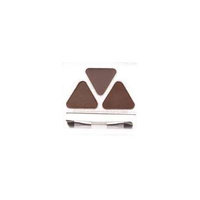 Jolie Eye Brow Shaper Kit ~ Pressed Powder & Tinted Wax + Takelon Brush - Deep