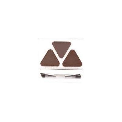 Jolie Eye Brow Shaper Kit ~ Pressed Powder & Tinted Wax + Takelon Brush - Deep
