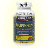 Kirkland Signature Ibuprofen Tablets 200 mg (Pack of 4)