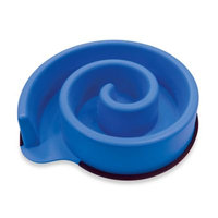 Spot Ethical Products Spot Ethical Animal Insticts Slow Feed Bowl 10in Blue