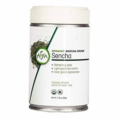 Aiya Organic Matcha Infused Sencha 80 grams Loose Leaf