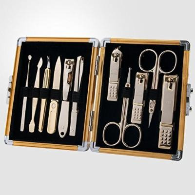 World No. 1. Three Seven (777) Travel Manicure Grooming Kit Nail Clipper Set (11 PCs, TS-16000SVG), MADE IN KOREA, SINCE 1975.