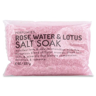 Perfumies Rose Water & Lotus Salt Soak Packette