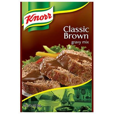 Knorr Gravy Mix, Classic Brown 1.2 oz, Pack of 24