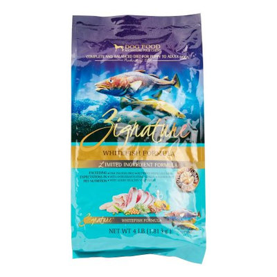 Zignature LID Whitefish Formula Dry Dog Food, 4 Lb