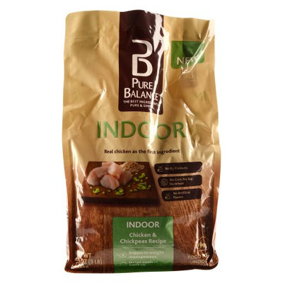Pure Balance Chicken and Chickpeas Indoor Dry Cat Food, 3lb