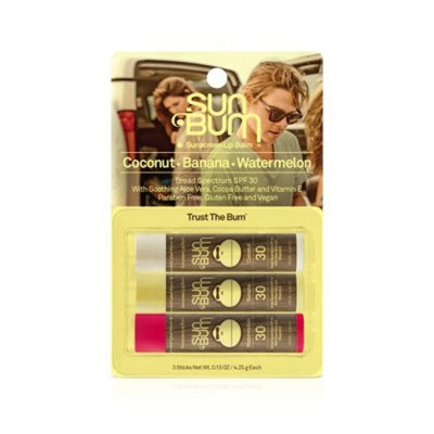 Sun Bum Lip Balm - SPF 30 - 3pk