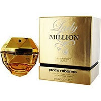 1 Million Absolutely Gold By Paco Rabanne For Women - 2.7 Oz Pure Perfume Spray