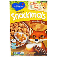 Barbaras Barbara's Bakery, Organic Snackimals Cereal, Chocolate Crisp, 9 oz (pack of 4)