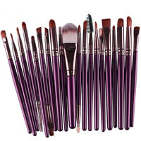 Serzul 20 pcs Makeup Brush Set tools Make-up Toiletry Kit Wool Make Up Brush Set