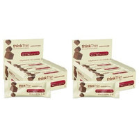 thinkThin Chocolate Fudge 60g bars (Pack of 10) , 2 Pack