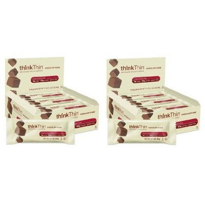 thinkThin Chocolate Fudge 60g bars (Pack of 10) , 2 Pack