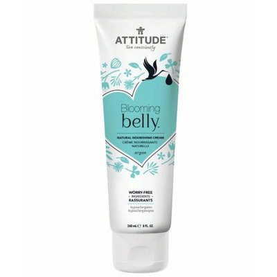 Attitude Blooming Belly Natural Nourishing Cream - argan, Apple Blossom, 8 oz