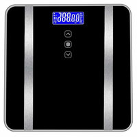 Huikai Digital Bath Body Fat Scales, Highly Accurate Digital Bathroom Body Fat Scale for Body Weight, Fat Rate, Water, BMI, BMR, Muscle Mass,Calories 400 pounds