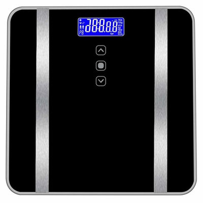 Huikai Digital Bath Body Fat Scales, Highly Accurate Digital Bathroom Body Fat Scale for Body Weight, Fat Rate, Water, BMI, BMR, Muscle Mass,Calories 400 pounds