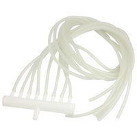 Fish Tank Clear White 8 in1 Tubes Air Pump Oxygen Circulate Pipe 1M