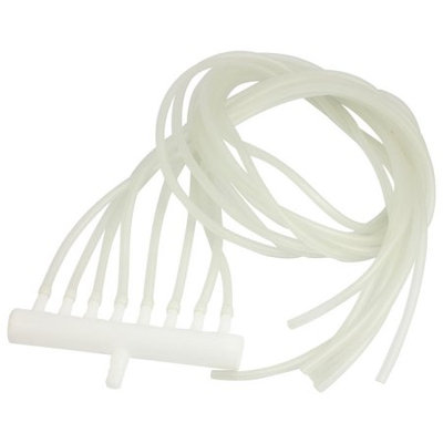 Fish Tank Clear White 8 in1 Tubes Air Pump Oxygen Circulate Pipe 1M