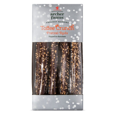 Milk Chocolate Toffee Crunch Covered Pretzel Rods - Archer Farms