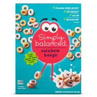 Rainbow Hoops Cereal 10 oz - Simply Balanced