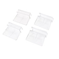 4 Pcs Glass Cover Plastic Clip Support Holder 6-8mm for Aquarium