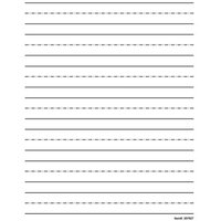 Low Vision Practice Writing Paper- Bold Line