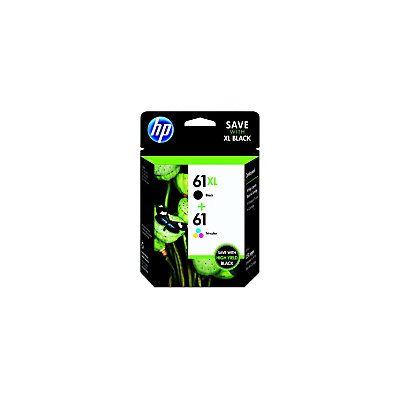 HP 61XL/61 Original Ink Cartridge - Black, Tri-color - Inkjet - High/Standard Yield - 480 Pages Black, 165 Pages Tri-color - 2 / Pack