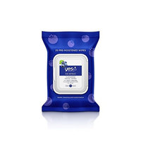 Yes To Blueberries Age Refresh Towelettes, 25 count + FREE Scunci Black Roller Pins, 18 Pcs