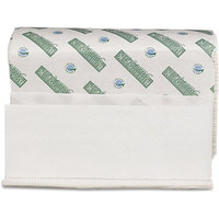 Boardwalk BWK23GREEN White Green Plus Folded Towels Multi-Fold White