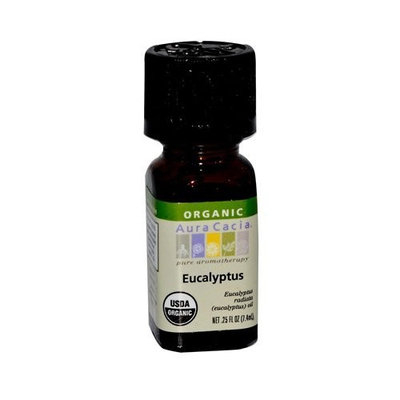 Pack of 1 x Aura Cacia Organic Eucalyptus - .25 oz by Aura Cacia