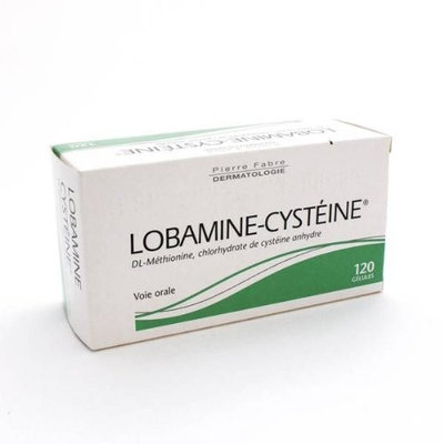 Lobamine-Cysteine Hair Growth Capsules - 30 Day Treatment Program - 120 Capsules.