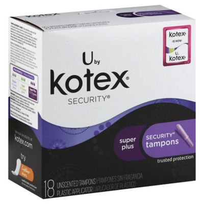 Kotex Security 18-Count Super Plus Absorbency Tampons