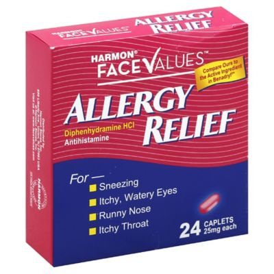 Harmon® Face Values™ Allergy Relief 24-Count Antihistamine Caplets
