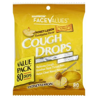 Harmon® Face Values™ Honey-Lemon Eucalyptus 80-Count Drops