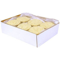 Advance Food Breaded Beef and Pork Pizza Patties, 4 Ounce - 40 per case.