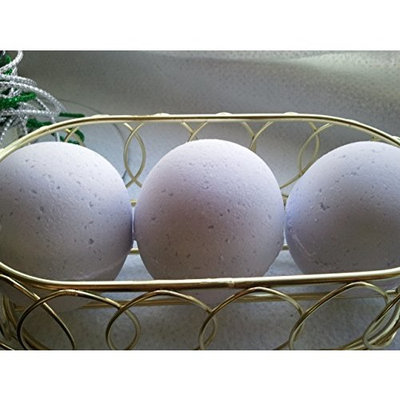 3 LOVE SPELL Luxury Bath Bomb Fizzies, XL 5 Oz, Handmade in the USA with Shea, Mango and Cocoa Butter, Ultra Moisturizing, Great for Dry Skin