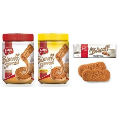 Trio Pack 1 x Crunchy Spread 1 x Smooth Spread 1 x 32 Cookies