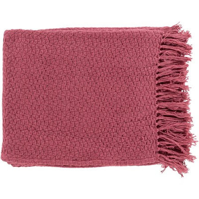 Surya Sandford Throw - Carnation (50