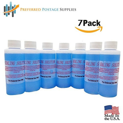 Idealseal Preferred Postage Supplies Super Size Value Pack compare to ez seal sealing solution 7 Bottles of Concentrated Sealing Solution (Makes 7 Gallons) Compare To Pitney Bowes EZ Seal ez seal solution