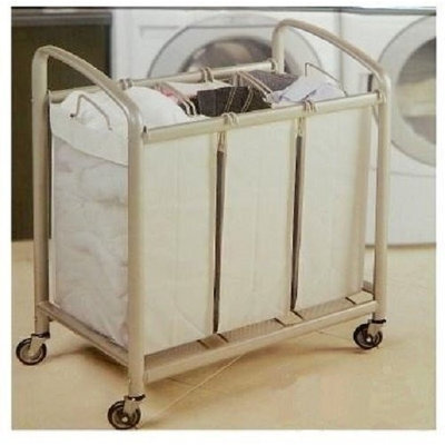 Seville Classics 3-bag Laundry Sorter
