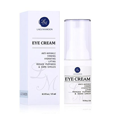 Eye Cream for Dark Circles and Puffiness, Anti-Wrinkle Eye Gel Cream Treatment 0.5 Fl. Oz