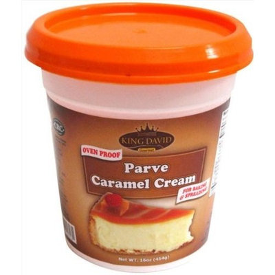 King David Oven Proof Kosher Parve Caramel Cream (Packs of 6)