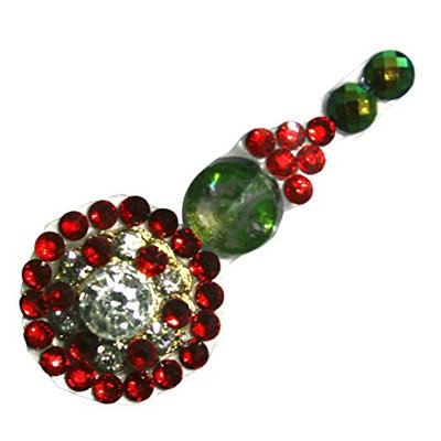 Red Planet Precious Cosmic Tides Body Bindis Jewelry StickOn CRYSTAL Face Forehead Bindi for Peace and Meditation