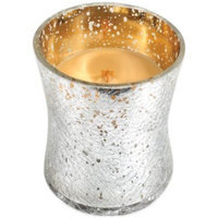 candle rings WoodWick Holiday Metallic Crackle Glass Candle