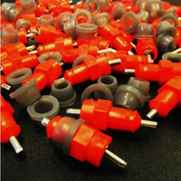 96 Pack Of Push In Poultry Nipple Waterer Chicken Drinkers