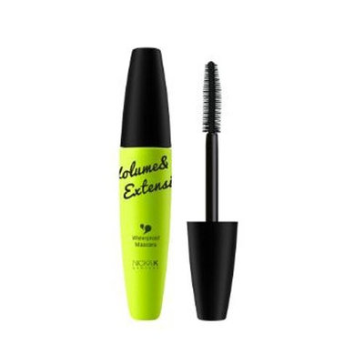 (6 Pack) NICKA K Waterproof Mascara Volume & Extension : Beauty