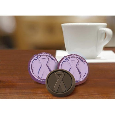 Chocolate Chocolate 325800 Cancer Awareness Chocolate Coin