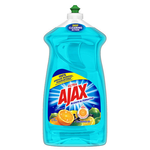 Ajax Ultra Triple Action Liquid Dish Soap, Bleach Alternative Citrus Berry Splash - 52 fluid ounce