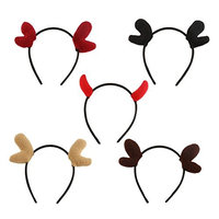 Cute Cosplay Little Deer Ear Devin Hairband Headband for Girls Halloween Party Hair Accessory(5Pcs) : Beauty